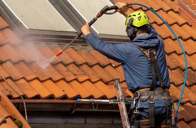 Démoussage et hydrofuge de toiture à Maigné